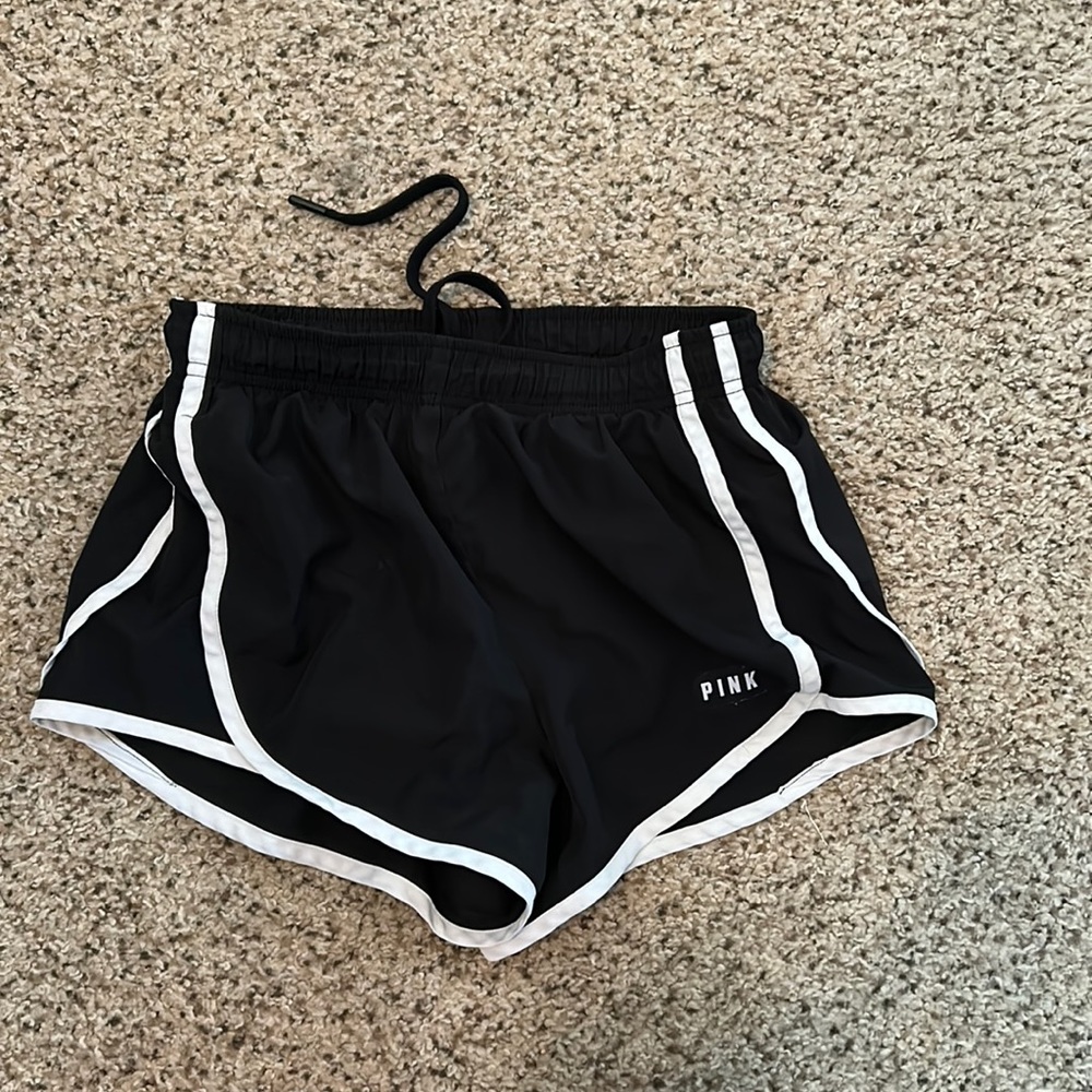 PINK black athletic shorts